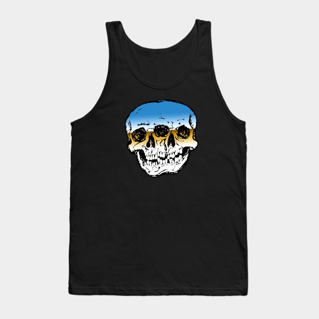 Conjoined Skulls Tank Top by ArtGuyDesigns